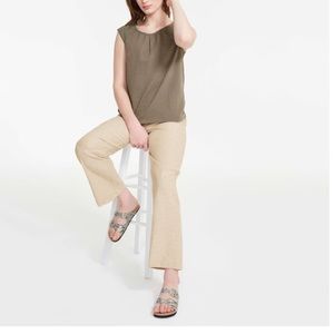 🆕WOT Wide Leg Linen-Blend Wide Leg Pant